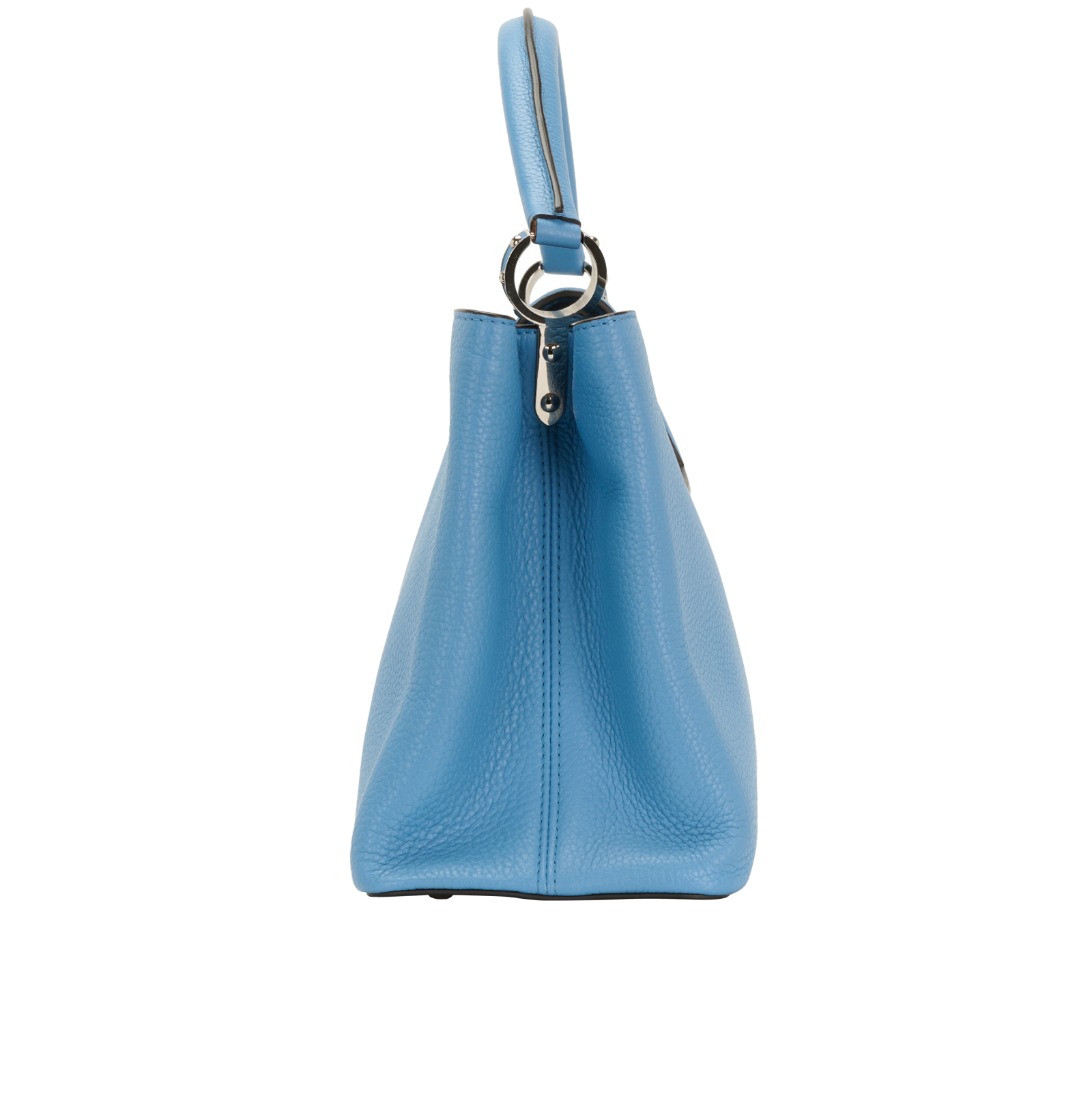 MM Capucines, &pound;1,900, Handbags, Blue, Leather, Bottom view